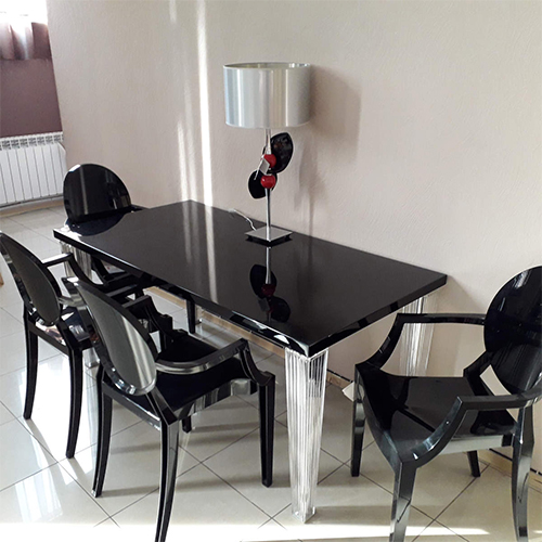 Обеденная группа KARTELL /Стол TOP TOP - Стул LOUIS GHOST/